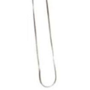 Elegant Silver Tone Fishtail Chain Necklace Classic Minimalist Fashion Jewelry